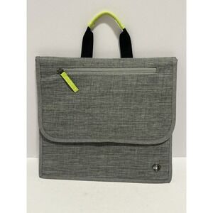 NEW So-Mine Commuter Essential Airline/Car Travel Organizer/Seat Pouch Grey/Grn